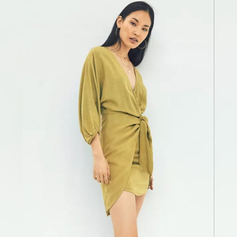 Anthropologie Olive Green Fabric Size US 10